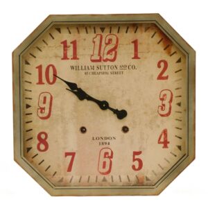 Industrial Style Advertising Clock