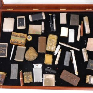 Collection of Match Safes and Lighters