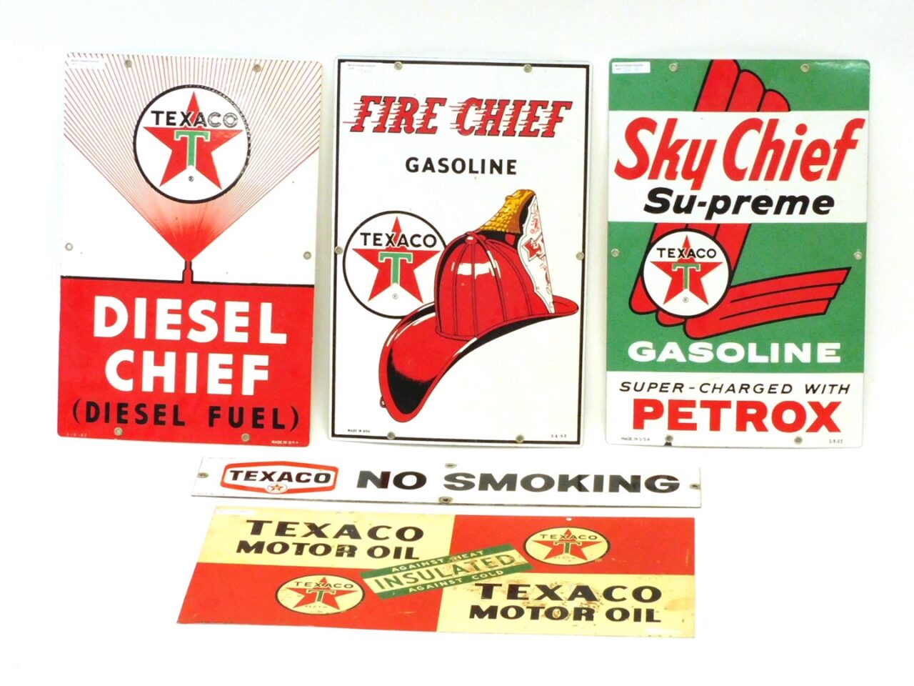 Vintage Texaco Signs Collection