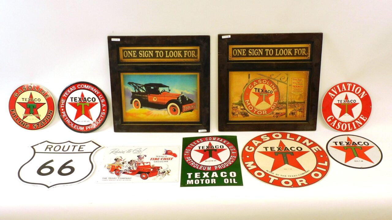 Vintage Texaco and Route 66 Signs Auction Catalog