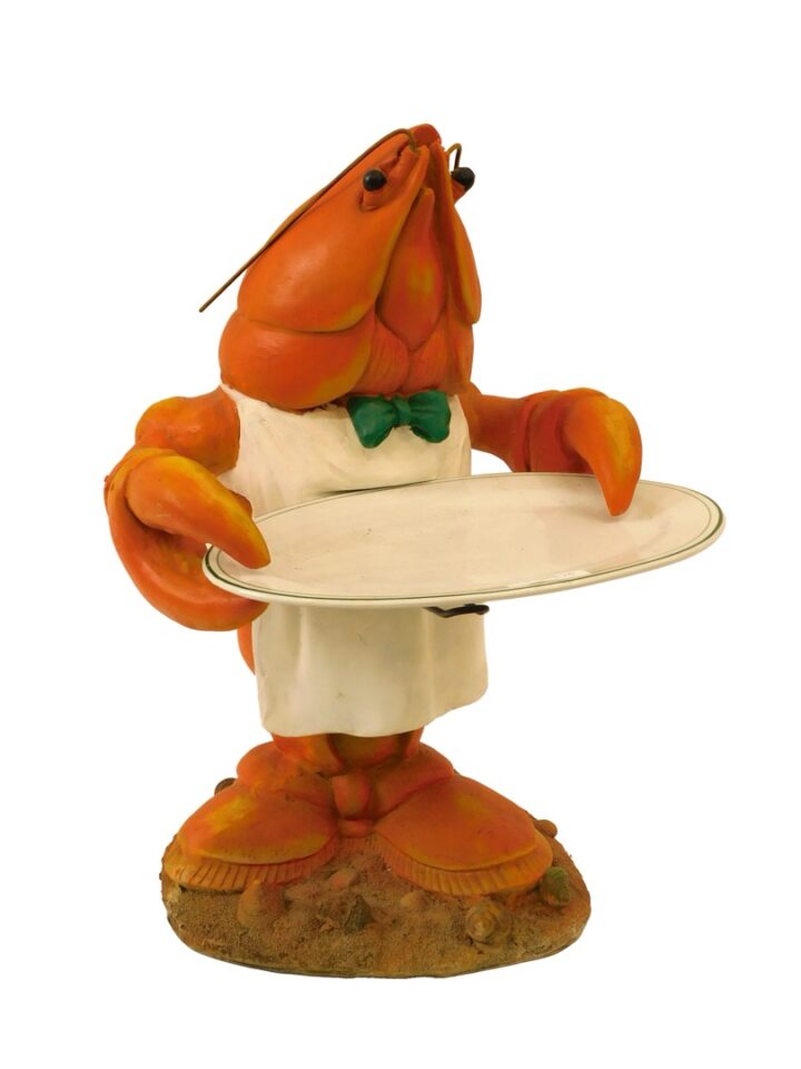 Vintage Figural Lobster Serving Tray.