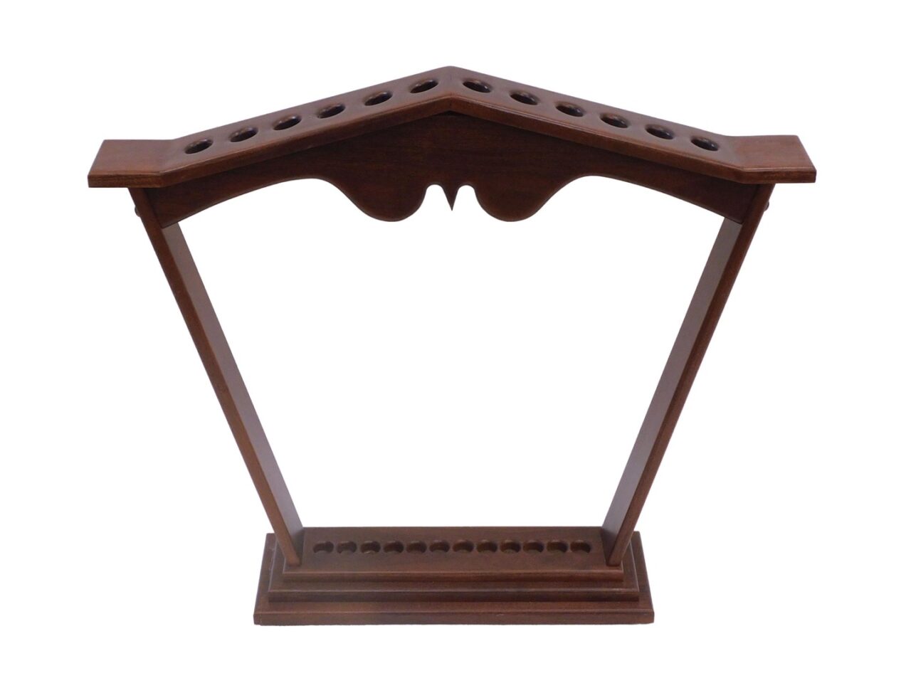 Contemporary Walnut Fitted Cane Rack