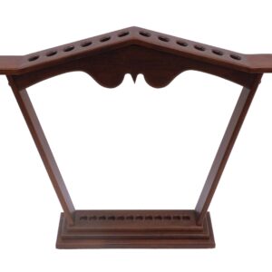 Contemporary Walnut Fitted Cane Rack