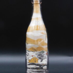 Valentine Layered Sand Picture Bottle 1922