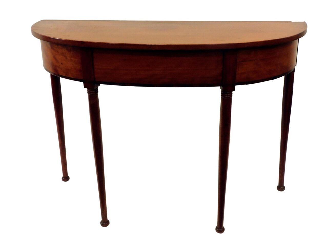 New England Cherry Demi-Lune Table