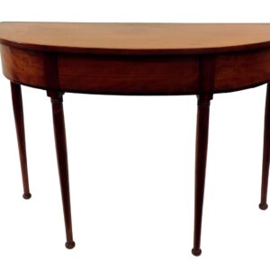 New England Cherry Demi-Lune Table