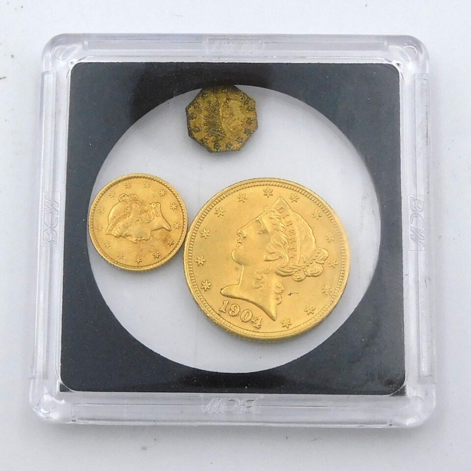 (3) US Gold Coins.