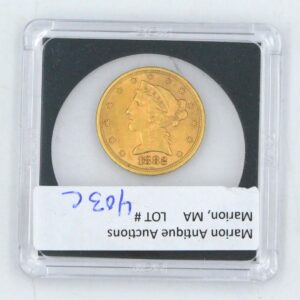 1882 S $5 Liberty Head Gold Coin