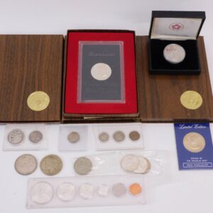 Collection of US Silver and Other Coins: Various Dates and Denominations