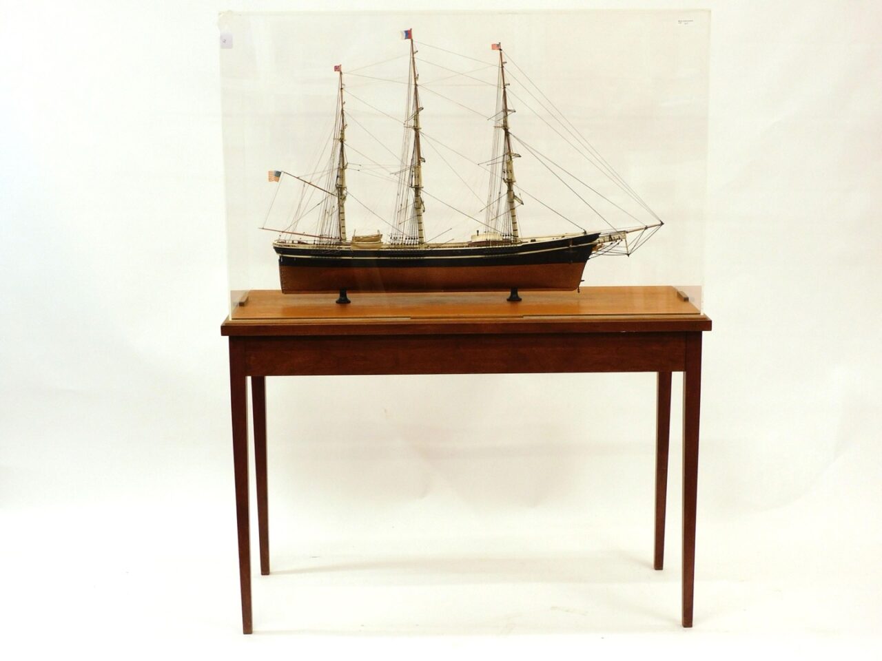 Handmade Ship Model "Sovereign Of The Seas" by Unknown Artist. 20th c. Kit-built