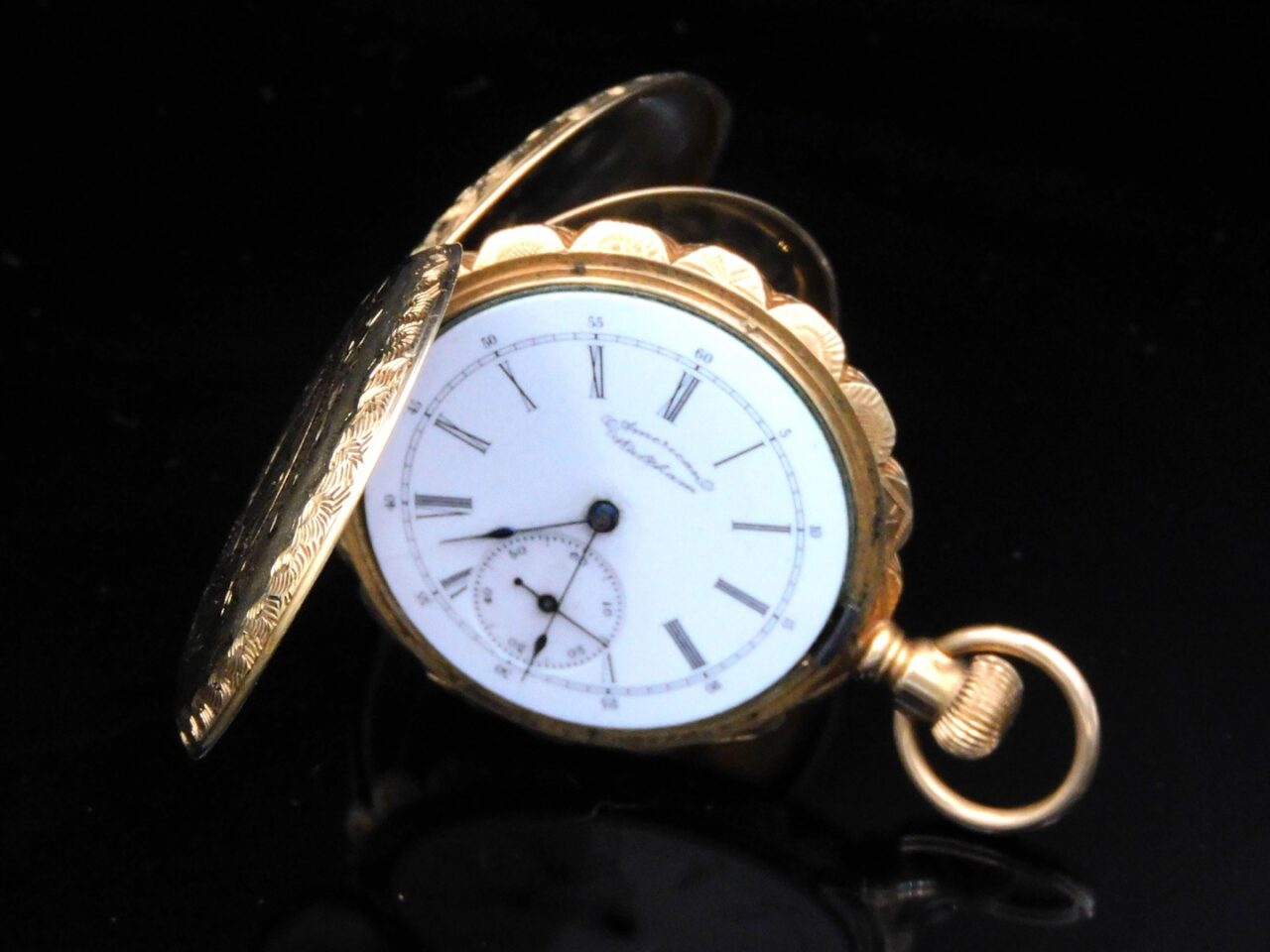 American Waltham 14K Gold Hunter's Case Pocket Watch