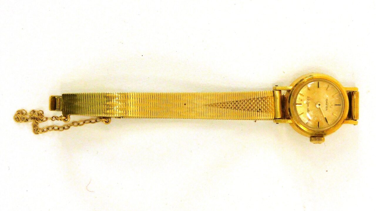 Omega 14K Gold Ladies Watch