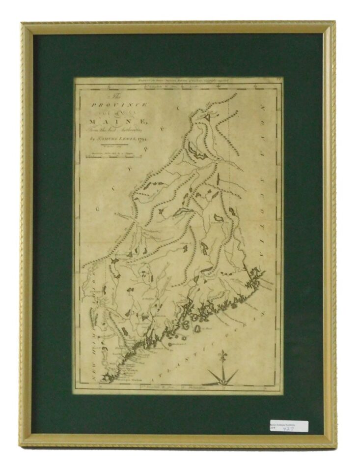 1794 Map Of The Province Of Maine