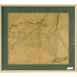 1796 Map Of The State Of New York