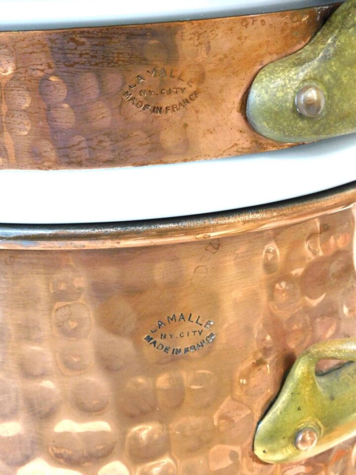 French Vintage Copper Cookware Collection By Various Artists Early To