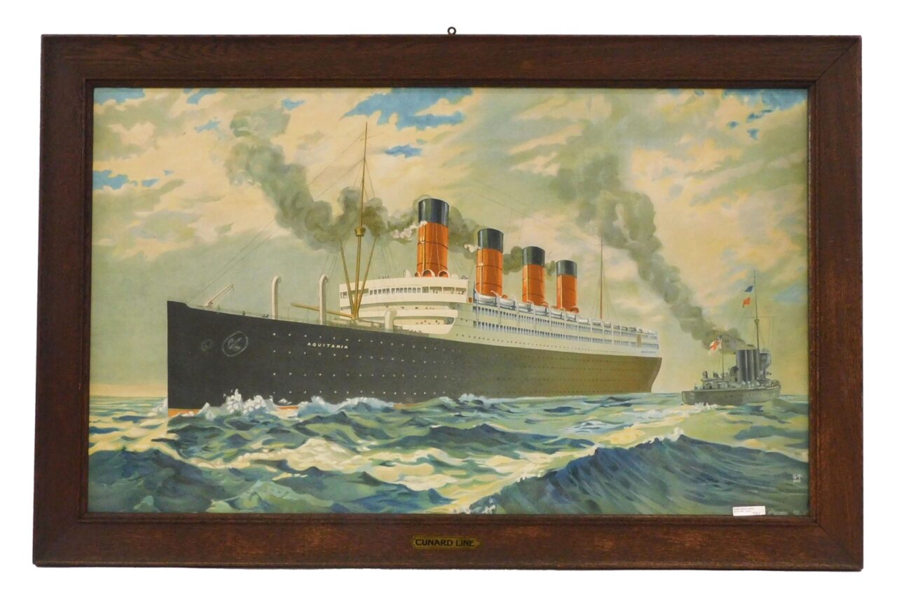 Cunard Line RMS Aquitania Print