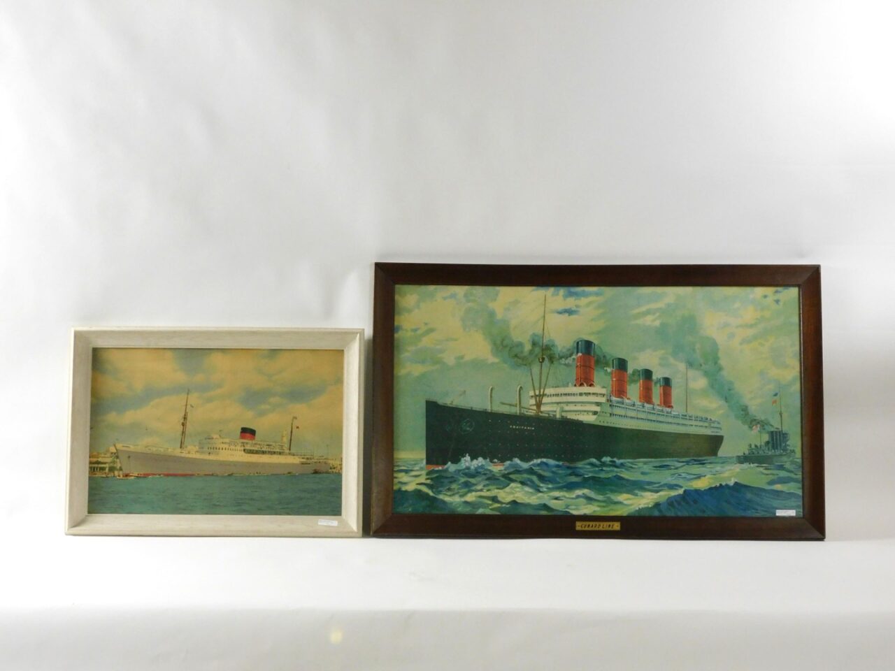 (2) Steamship Lithographs