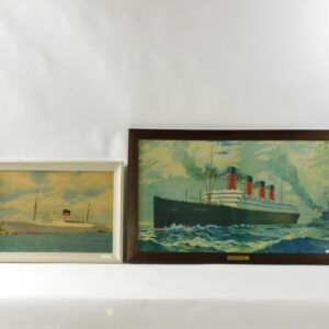 (2) Steamship Lithographs