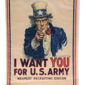 WWI Uncle Sam Recruitment Poster