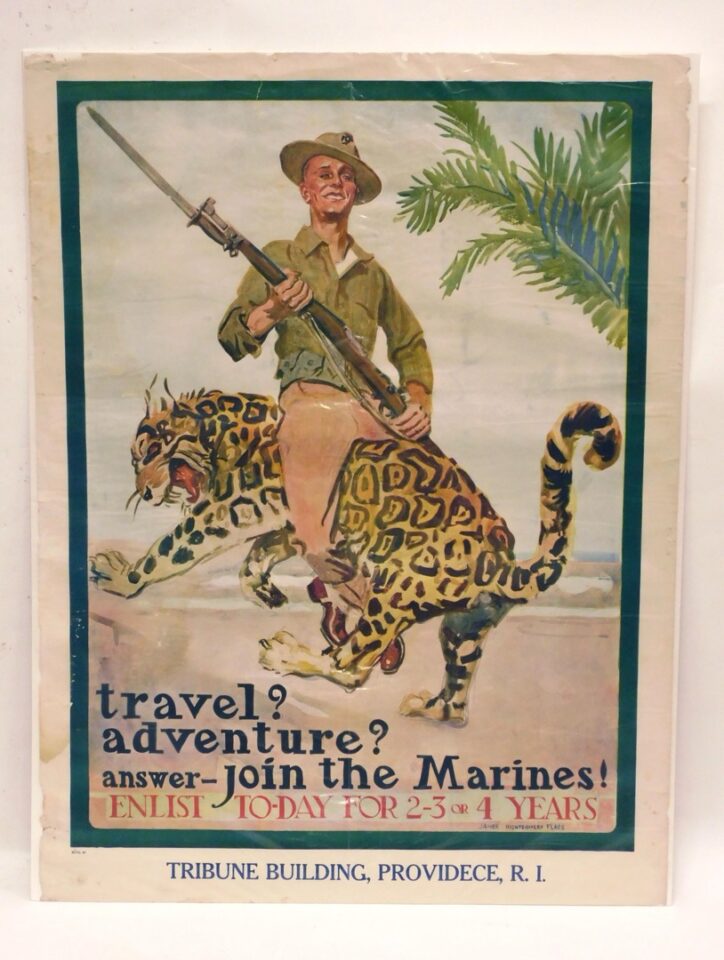 James Montgomery Flagg Marines Recruiting Poster