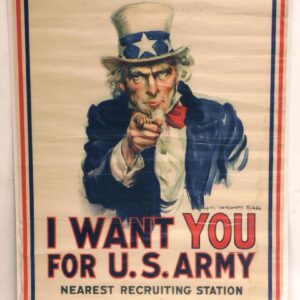 WWI Uncle Sam Recruitment Poster