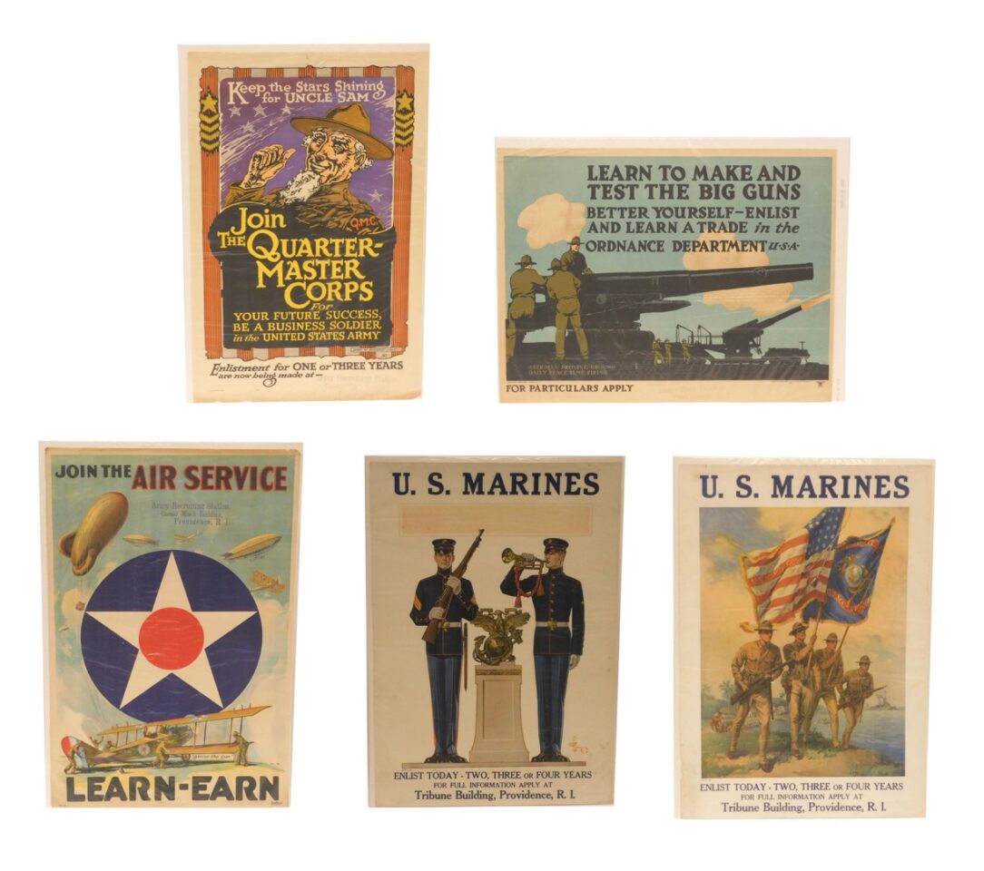 (5) WWI Recruitment Posters