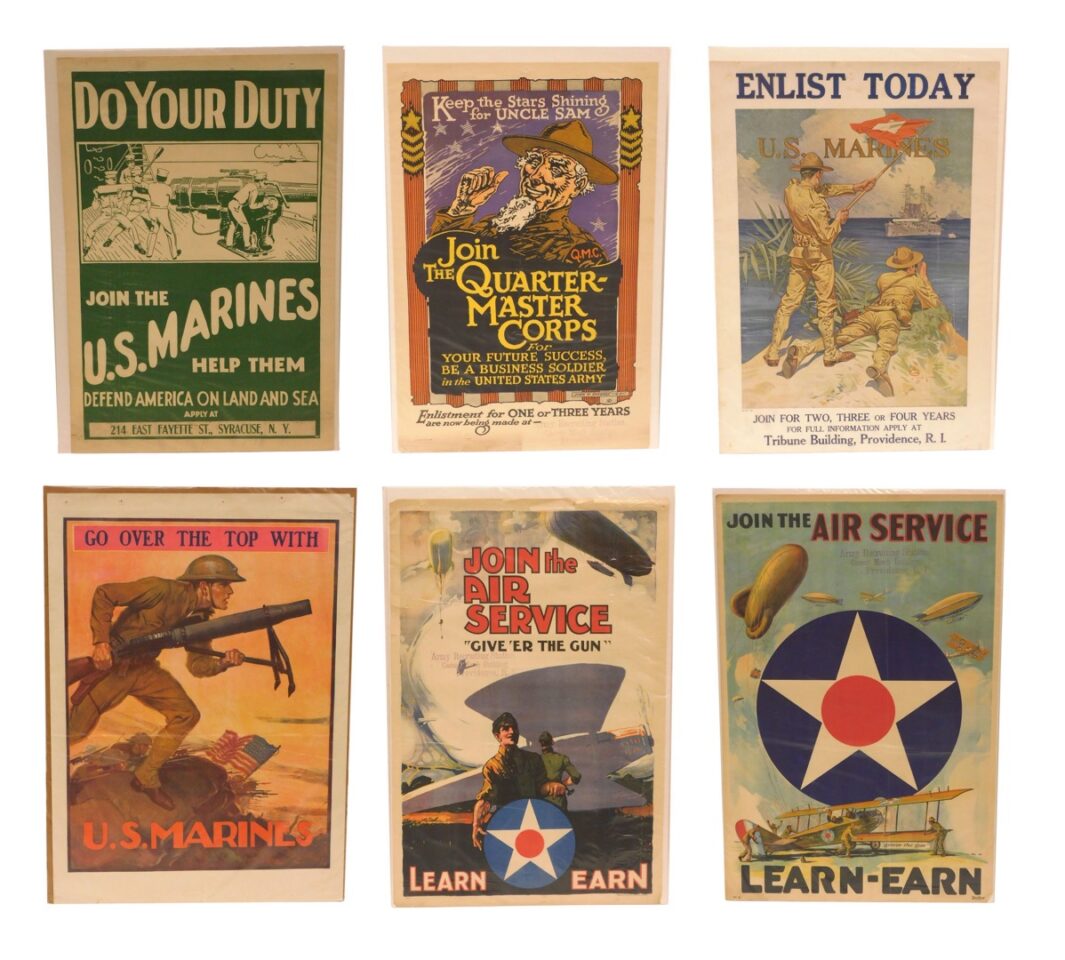 (6) WWI Recruitment Posters