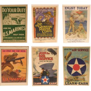 (6) WWI Recruitment Posters