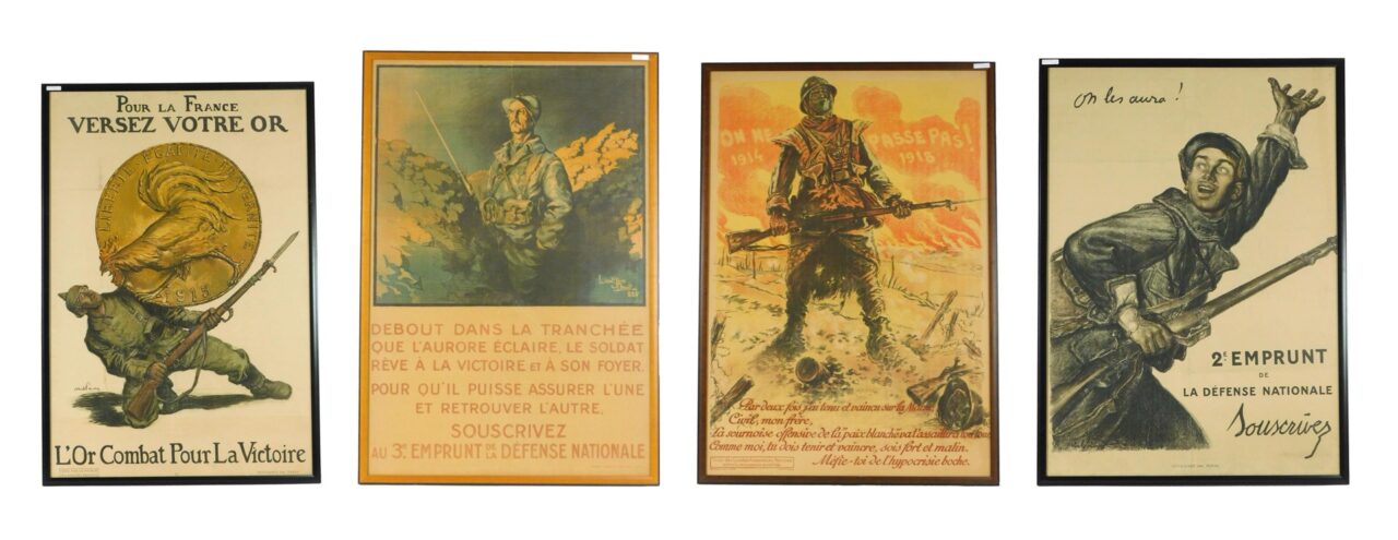 (4) French WWI Posters