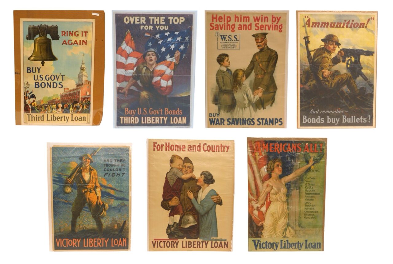 (7) WWI Bond Posters