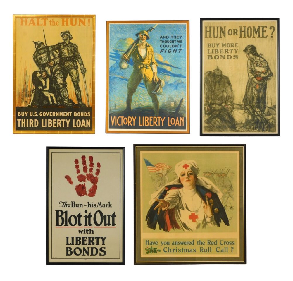 (5) American WWI Posters