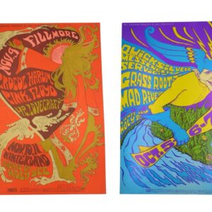 (4) Bill Graham's Fillmore West Concert Posters