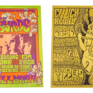 (4)Bill Graham Fillmore East/West Concert Posters