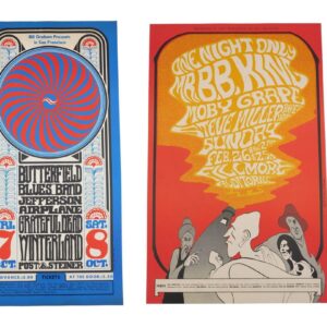 (4) Bill Graham Psychedelic Concert Posters