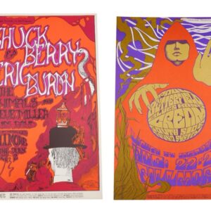 (4)Bill Graham Fillmore East/West Concert Posters