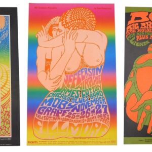 (5) Bill Graham Psychedelic Concert Posters