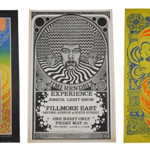 (5)Bill Graham Fillmore East/West Concert Posters