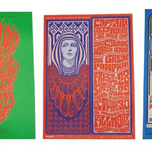 (5) Bill Graham Psychedelic Concert Posters