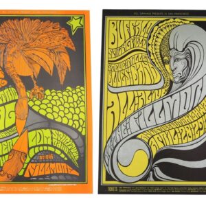 (4) Bill Graham's Fillmore West Concert Posters