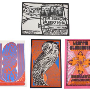 (4)Bill Graham Fillmore East/West Concert Posters