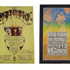 (4) Bill Graham's Fillmore West Concert Posters