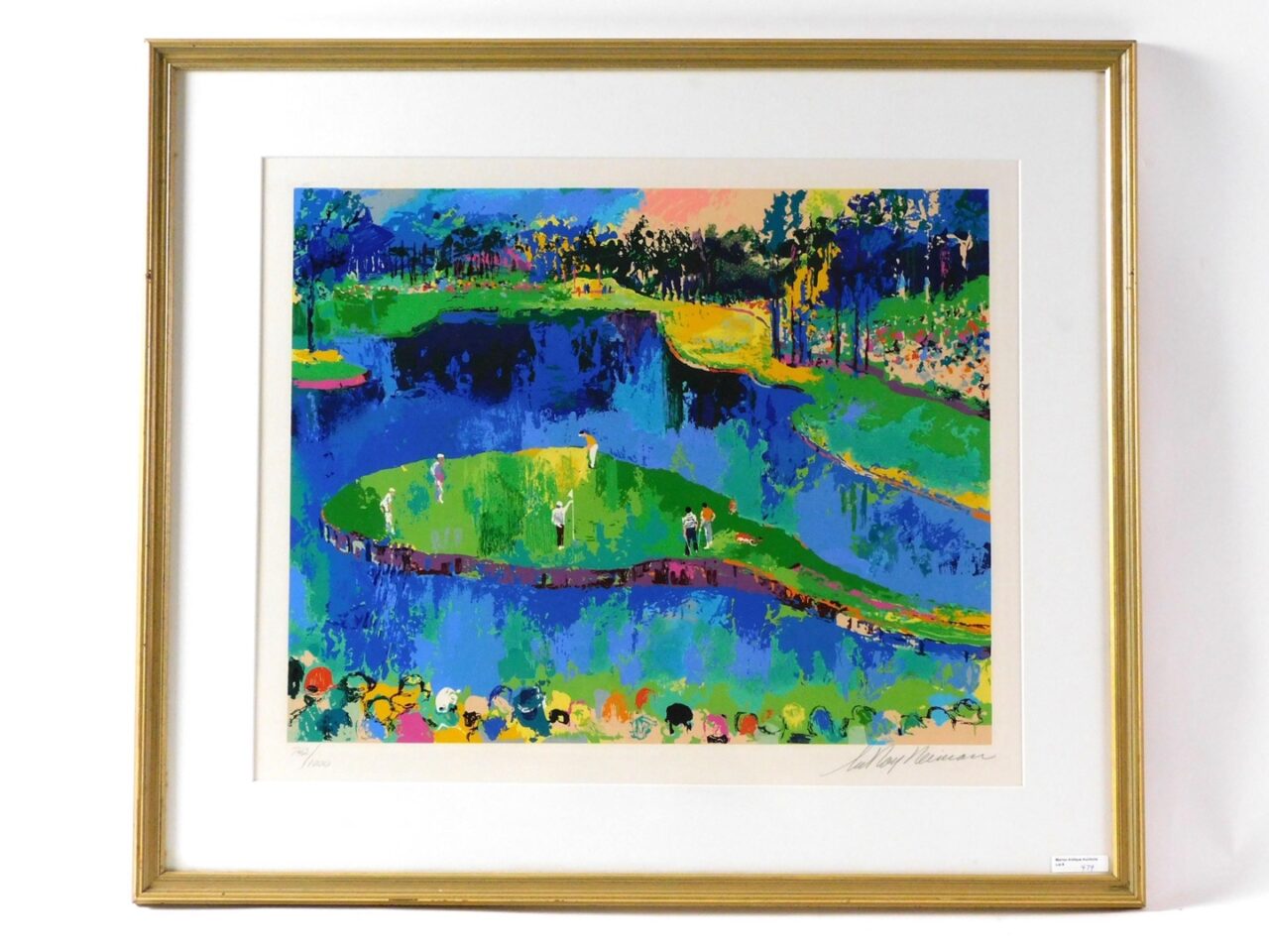 Leroy Neiman Lithograph "Golfing Scene" 20th Century