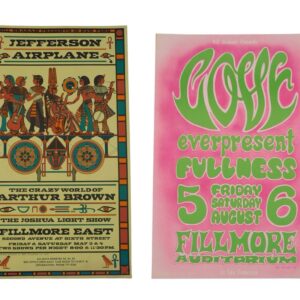 (4)Bill Graham Fillmore East/West Concert Posters