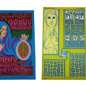 (4) Bill Graham's Fillmore West Concert Posters