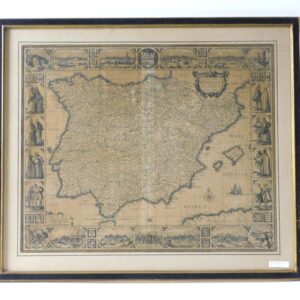 Antique Map of Hispania by Unknown Artist