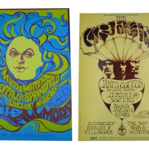 (4)Bill Graham Fillmore East/West Concert Posters