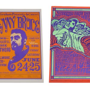 (4) Bill Graham's Fillmore West Concert Posters