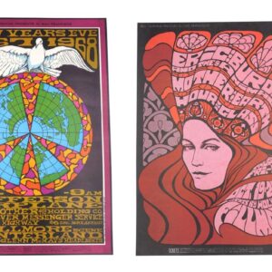 (4) Bill Graham's Fillmore West Concert Posters