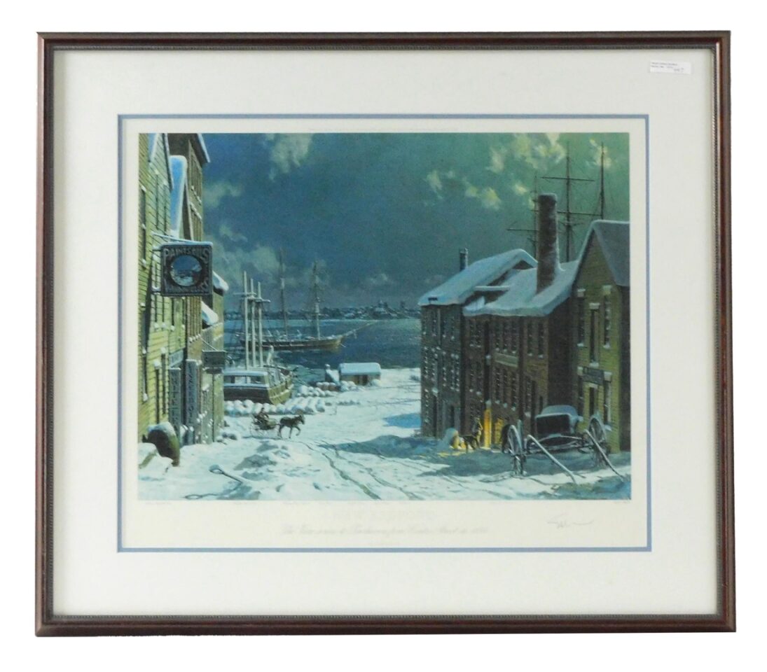 John Stobart (1929-2023) Colored Lithograph.