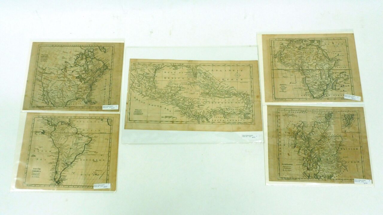 (5) Copper Plate Maps.